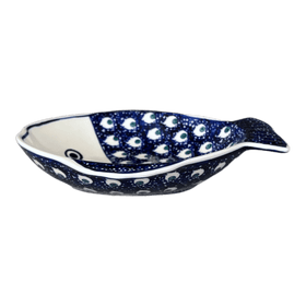 Polish Pottery Small Fish Platter (Night Eyes) | S014T-57 Additional Image at PolishPotteryOutlet.com