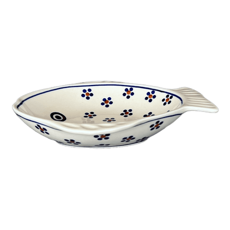 Platter, Fish-Shaped, Small in "Petite Floral" by Manufaktura | S014T-64