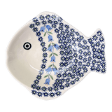 Platter, Fish-Shaped, Small in "Lily of the Valley" by Manufaktura | S014T-ASD