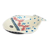 Platter, Fish-Shaped, Small in "Floral Symmetry" by Manufaktura | S014T-DH18