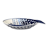 Platter, Fish-Shaped, Small in "Floral Chain" by Manufaktura | S014T-EO37