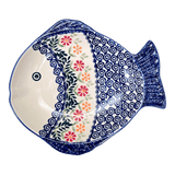 Platter, Fish-Shaped, Small in "Flower Power" by Manufaktura | S014T-JS14