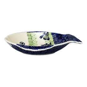Polish Pottery Small Fish Platter (Bunny Love) | S014T-P324 Additional Image at PolishPotteryOutlet.com