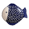 Polish Pottery Large Fish Platter (Dot to Dot) | S015T-70A at PolishPotteryOutlet.com