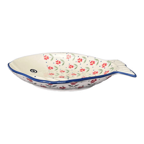 Platter, Fish-Shaped, Large, 9.5" x 8.25" in "Simply Beautiful" by Manufaktura | S015T-AC61