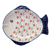 Small Fish Platter (Gothic)  S014T-13 - The Polish Pottery Outlet