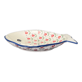 Polish Pottery Large Fish Platter (Simply Beautiful) | S015T-AC61 Additional Image at PolishPotteryOutlet.com