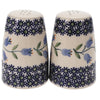 Polish Pottery 3.75" Salt and Pepper (Lily of the Valley) | S086T-ASD at PolishPotteryOutlet.com