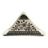 Napkin Holder, 8" in "Duet in Black & Grey" by Manufaktura | S133S-DPSC