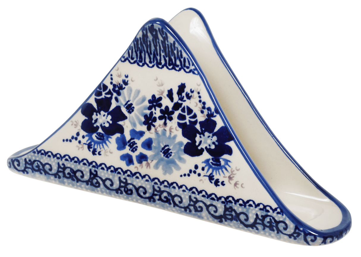 Napkin Holder, 8" in "Blue Life" by Manufaktura | S133S-EO39