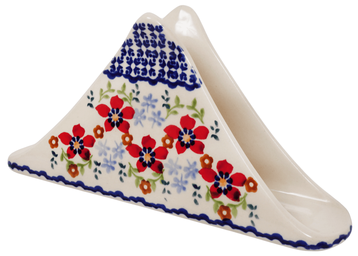 Napkin Holder, 8" in "Summer Bouquet" by Manufaktura | S133T-MM01