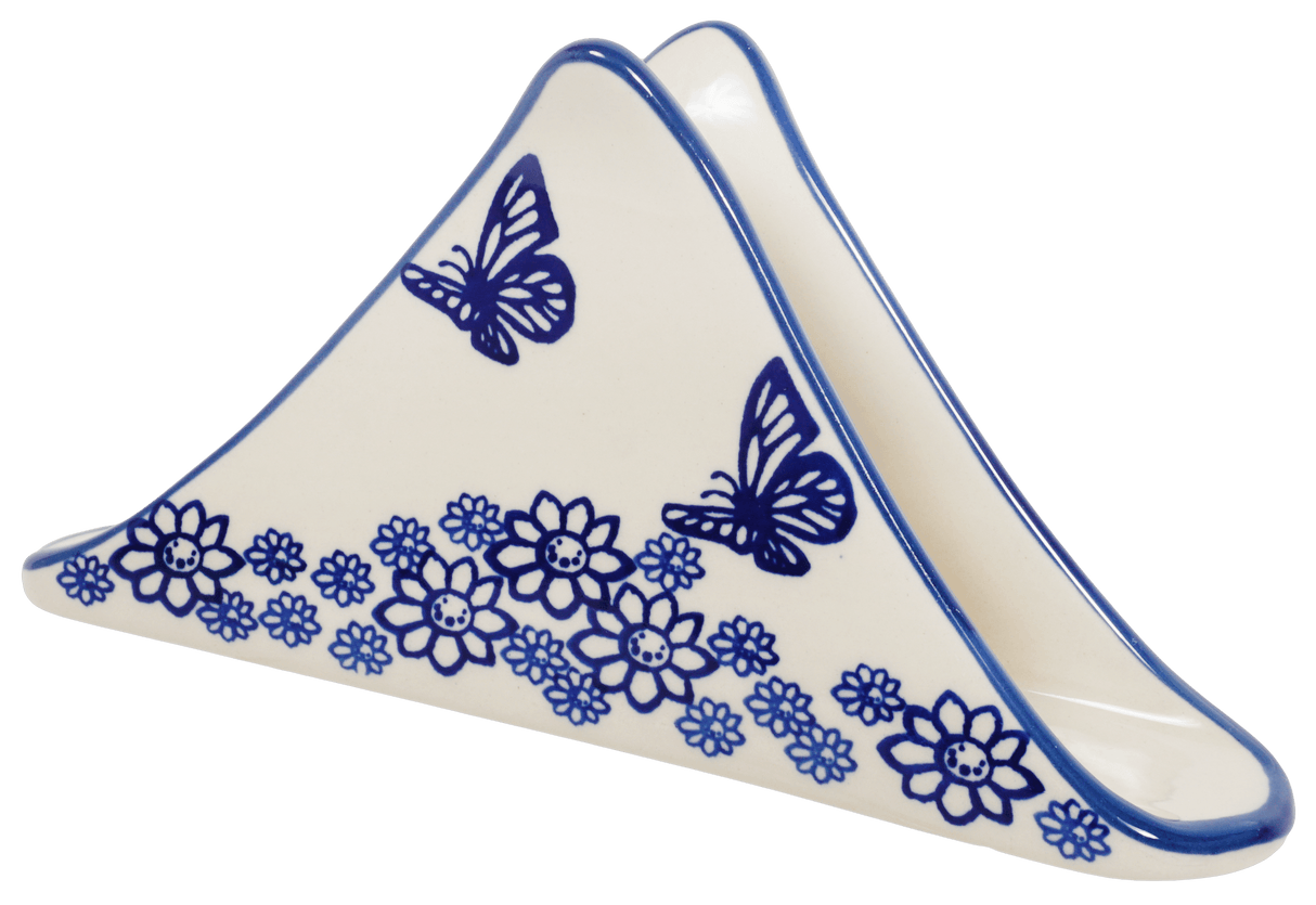 Napkin Holder, 8" in "Butterfly Garden" by Manufaktura | S133T-MOT1