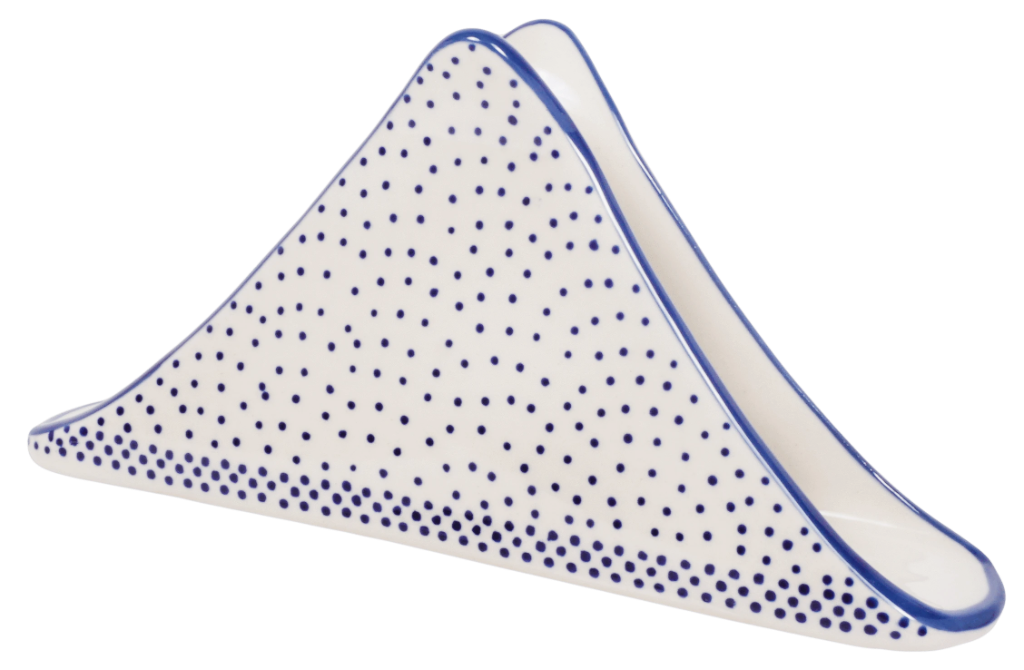 Napkin Holder, 8" in "Misty Blue" by Manufaktura | S133U-61A