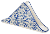 Napkin Holder, 8" in "English Blue" by Manufaktura | S133U-AS53