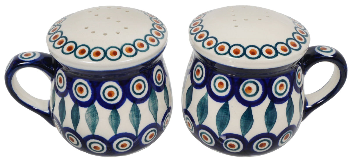 Salt & Pepper, Mug, 4" in "Peacock" by Manufaktura | S138T-54