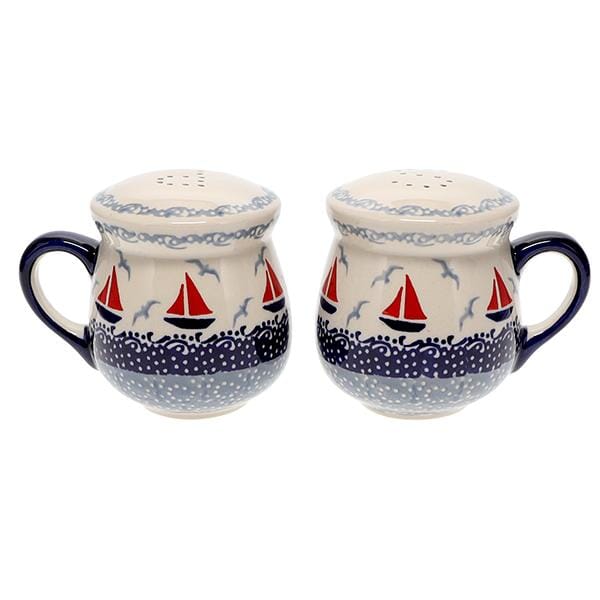 Salt & Pepper, Mug, 4" in "Smooth Seas" by Manufaktura | S138T-DPML