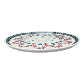 Polish Pottery Charcuterie Tray (Floral Symmetry) | T113T-DH18 Additional Image at PolishPotteryOutlet.com