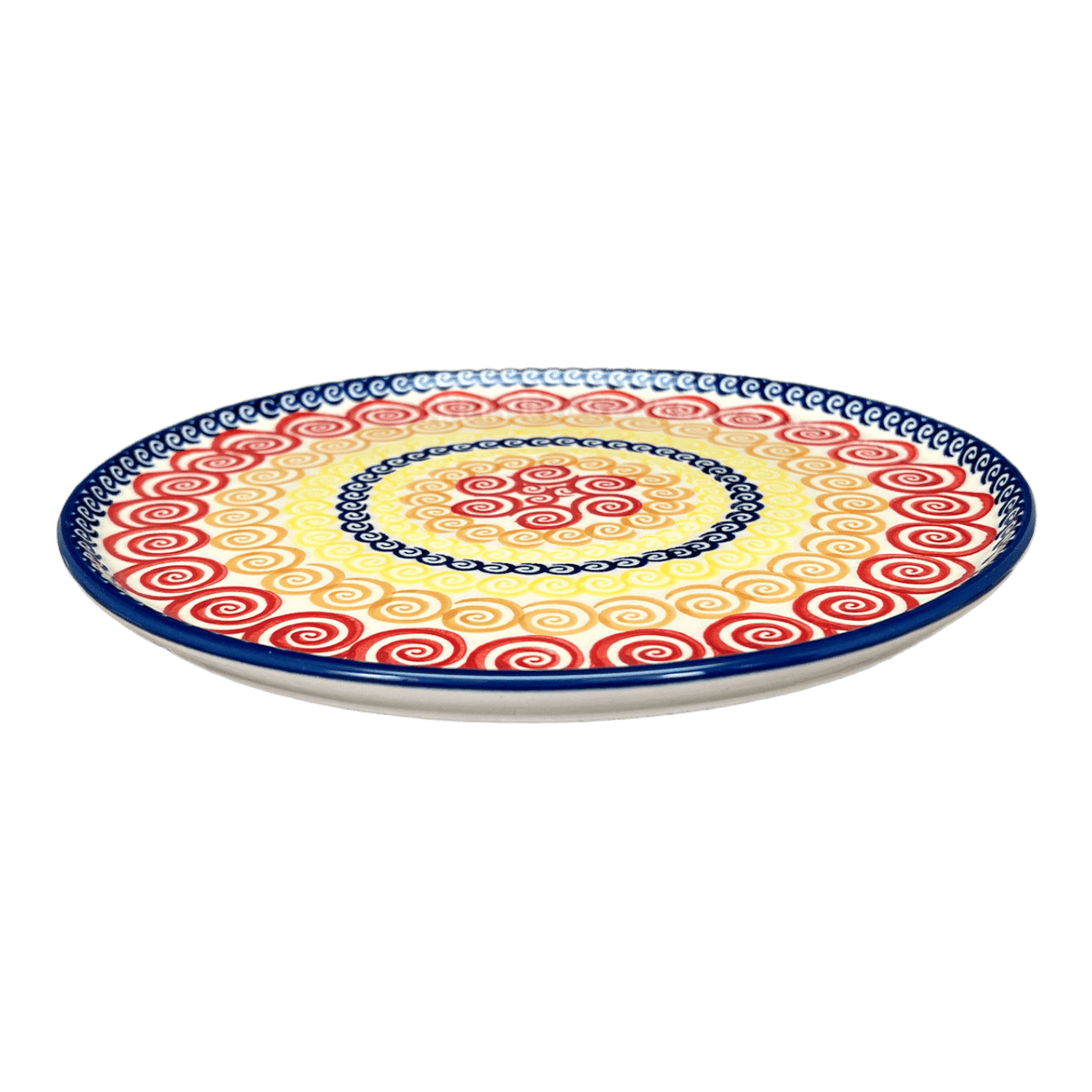 Tray, Round, 9" in "Psychedelic Swirl" by Manufaktura | T115M-CMZK