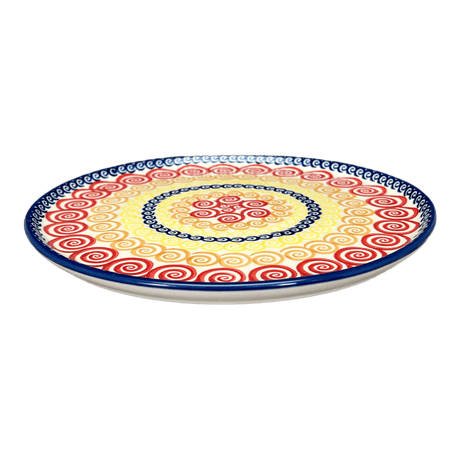 Tray, Round, 9" in "Psychedelic Swirl" by Manufaktura | T115M-CMZK