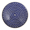Polish Pottery 9" Round Tray (Gothic) | T115T-13 at PolishPotteryOutlet.com