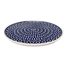 Polish Pottery 9" Round Tray (Gothic) | T115T-13 Additional Image at PolishPotteryOutlet.com