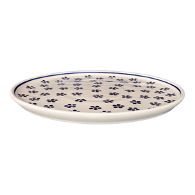 Polish Pottery 9" Round Tray (Petite Floral) | T115T-64 Additional Image at PolishPotteryOutlet.com