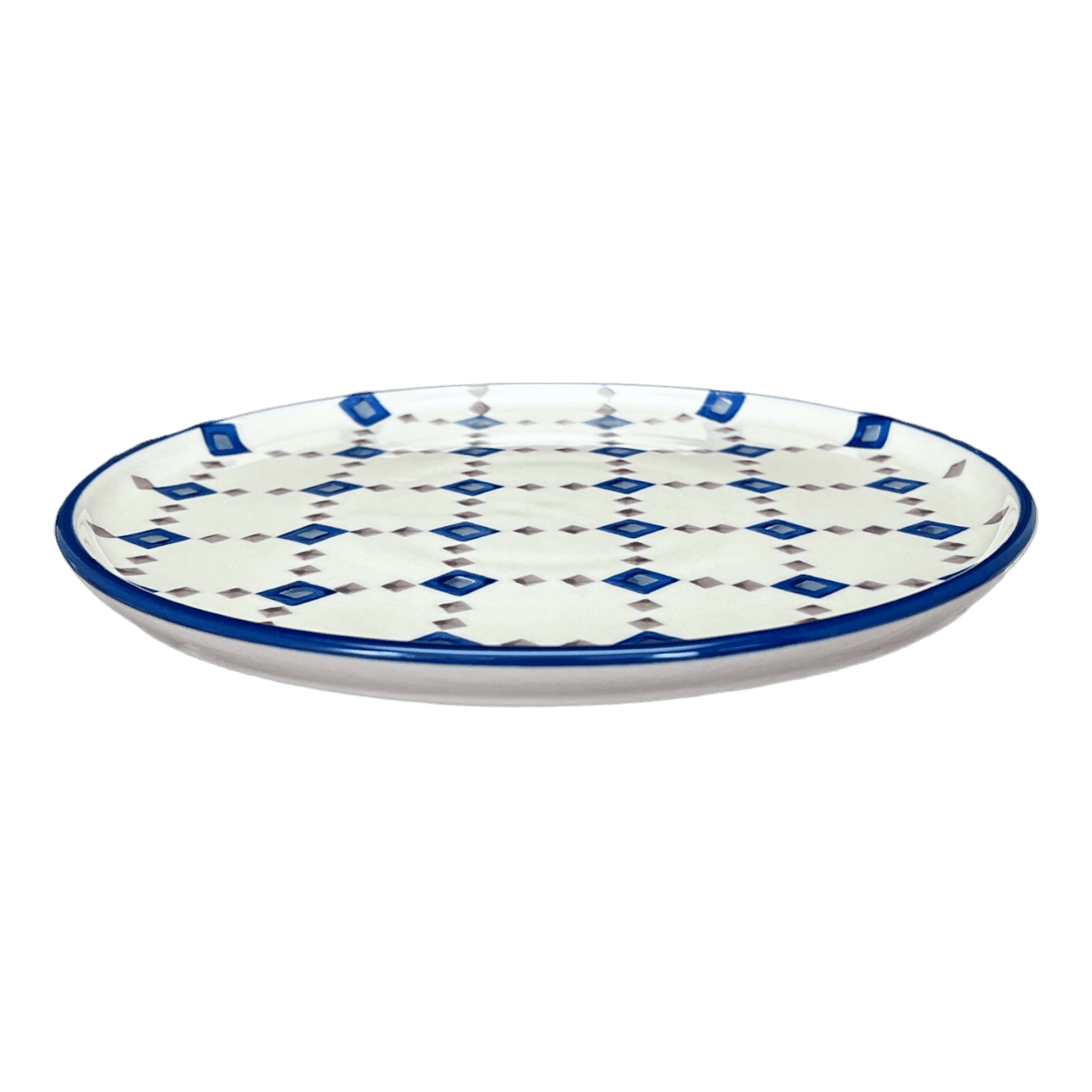 Tray, Round, 9" in "Diamond Quilt" by Manufaktura | T115U-AS67