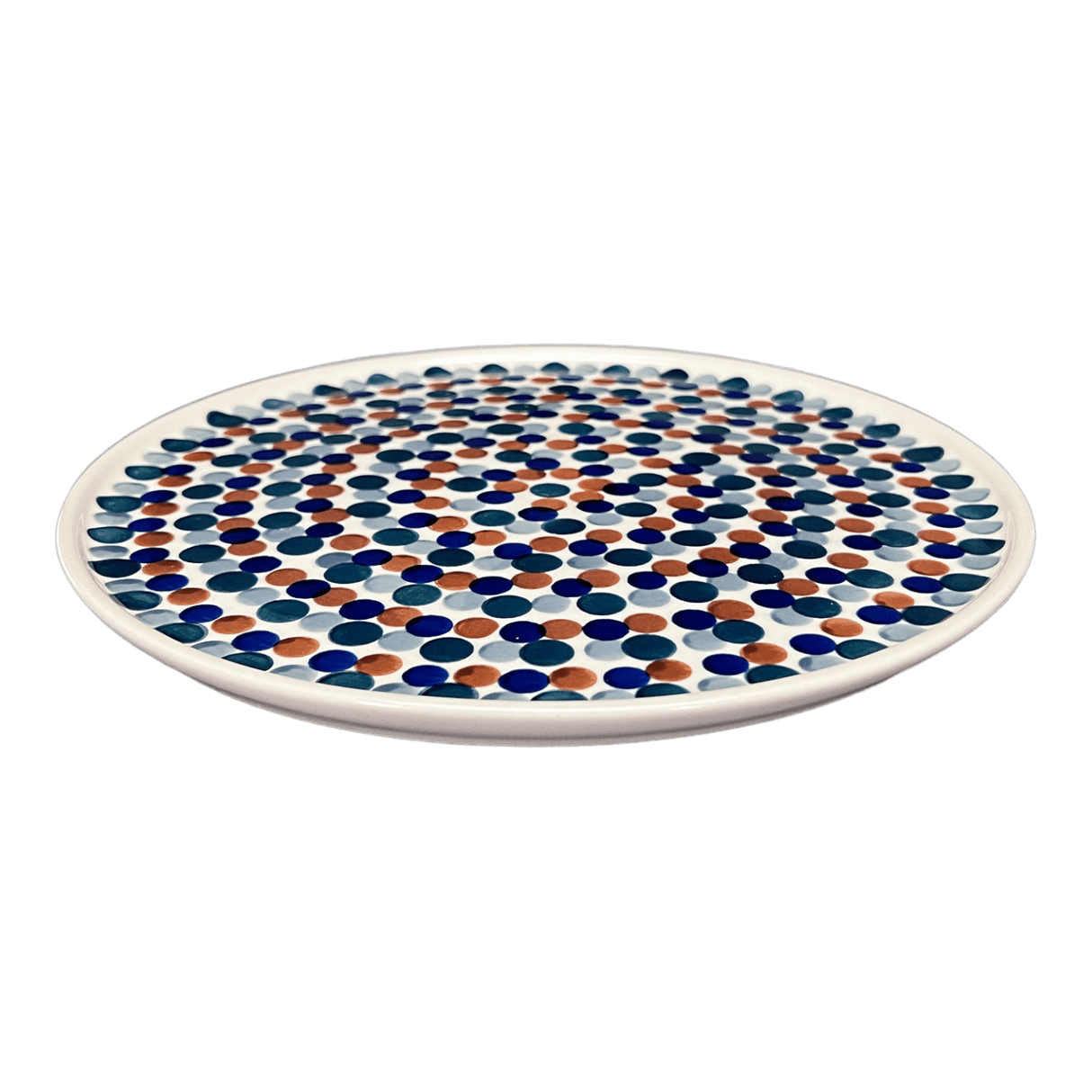 Tray, Round, 9" in "Fall Confetti" by Manufaktura | T115U-BM01