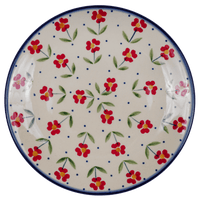 A picture of a Polish Pottery Plate, Round, Dessert, 6.5" in "Simply Beautiful" by Manufaktura | T130T-AC61 as shown at PolishPotteryOutlet.com/products/dessert-plate-65-simply-beautiful