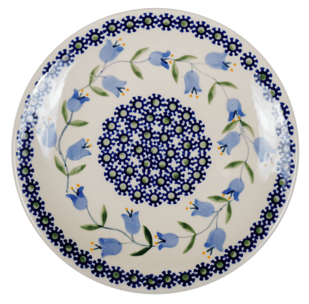 Plate, Round, Dessert, 6.5" in "Lily of the Valley" by Manufaktura | T130T-ASD
