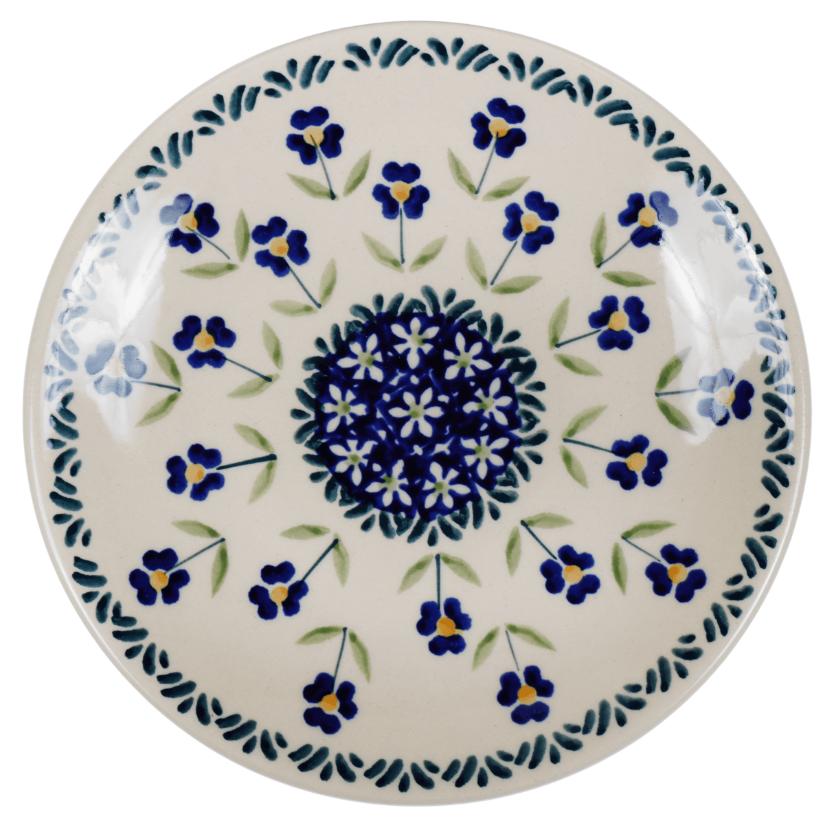 Plate, Round, Dessert, 6.5" in "Forget Me Not" by Manufaktura | T130T-ASS