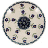 Polish Pottery 6.5" Dessert Plate (Forget Me Not) | T130T-ASS at PolishPotteryOutlet.com