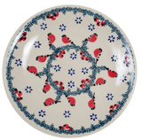 Plate, Round, Dessert, 6.5" in "Red Bird" by Manufaktura | T130T-GILE