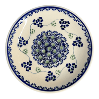 A picture of a Polish Pottery 6.5" Dessert Plate (Vineyard in Bloom) | T130T-MCP as shown at PolishPotteryOutlet.com/products/dessert-plate-6-5-vineyard-in-bloom-t130t-mcp