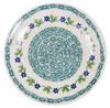 Polish Pottery 6.5" Dessert Plate (Woven Starflowers) | T130T-RV01 at PolishPotteryOutlet.com