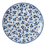 Plate, Round, Dessert, 7.25" in "Scattered Blues" by Manufaktura | T131S-AS45