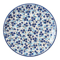 A picture of a Polish Pottery 7.25" Dessert Plate (Scattered Blues) | T131S-AS45 as shown at PolishPotteryOutlet.com/products/7-25-dessert-plate-scattered-blues-t131s-as45