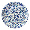 Polish Pottery 7.25" Dessert Plate (Scattered Blues) | T131S-AS45 at PolishPotteryOutlet.com