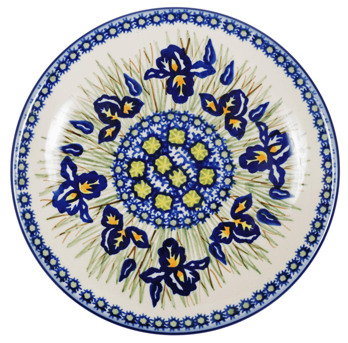 Plate, Round, Dessert, 7.25" in "Iris" by Manufaktura | T131S-BAM