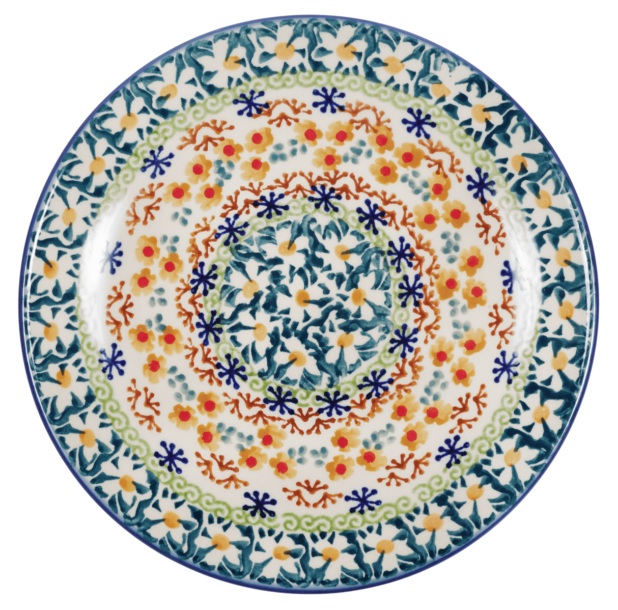 Plate, Round, Dessert, 7.25" in "Irish Spring" by Manufaktura | T131S-BIKW
