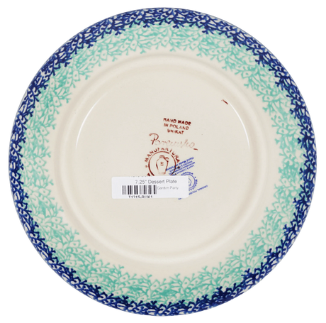 Plate, Round, Dessert, 7.25" in "Garden Party" by Manufaktura | T131S-BUK1