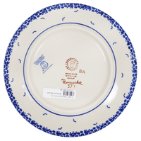 A picture of a Polish Pottery 7.25" Dessert Plate (Brilliant Garden) | T131S-DPLW as shown at PolishPotteryOutlet.com/products/7-25-dessert-plate-brilliant-garden