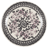 Plate, Round, Dessert, 7.25" in "Duet in Black & Grey" by Manufaktura | T131S-DPSC