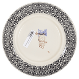 Plate, Round, Dessert, 7.25" in "Duet in Black & Grey" by Manufaktura | T131S-DPSC