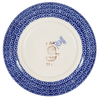 A picture of a Polish Pottery 7.25" Dessert Plate (Floral Beginnings) | T131S-EO38 as shown at PolishPotteryOutlet.com/products/7-25-dessert-plate-floral-beginnings