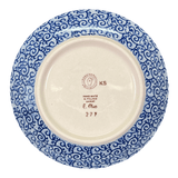 Plate, Round, Dessert, 7.25" in "Blue Life" by Manufaktura | T131S-EO39