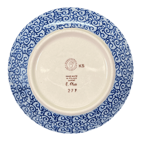 Polish Pottery 7.25" Dessert Plate (Blue Life) | T131S-EO39 Additional Image at PolishPotteryOutlet.com