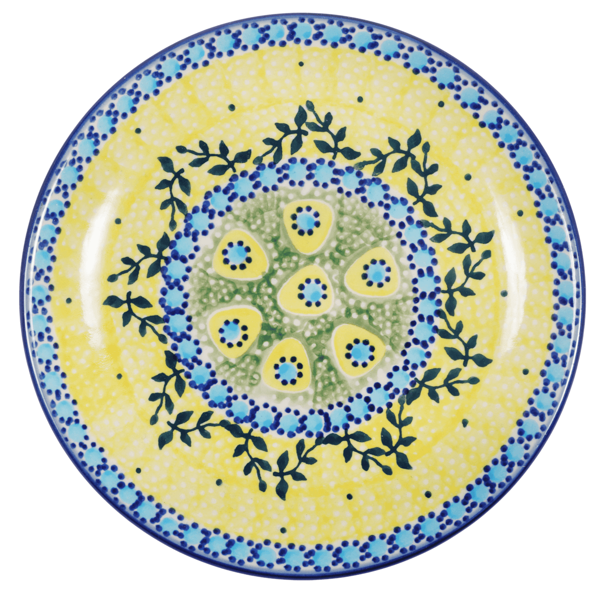 Plate, Round, Dessert, 7.25" in "Sunnyside Up" by Manufaktura | T131S-GAJ