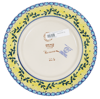 A picture of a Polish Pottery 7.25" Dessert Plate (Sunnyside Up) | T131S-GAJ as shown at PolishPotteryOutlet.com/products/725-dessert-plate-sunnyside-up