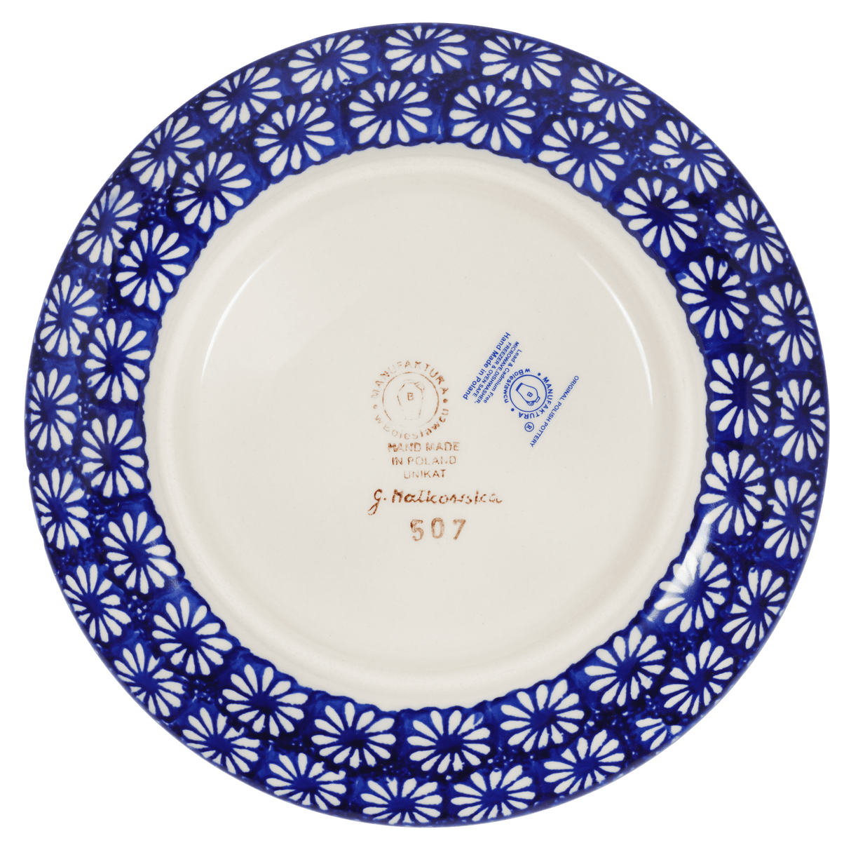 Plate, Round, Dessert, 7.25" in "Sun-Kissed Garden" by Manufaktura | T131S-GM15